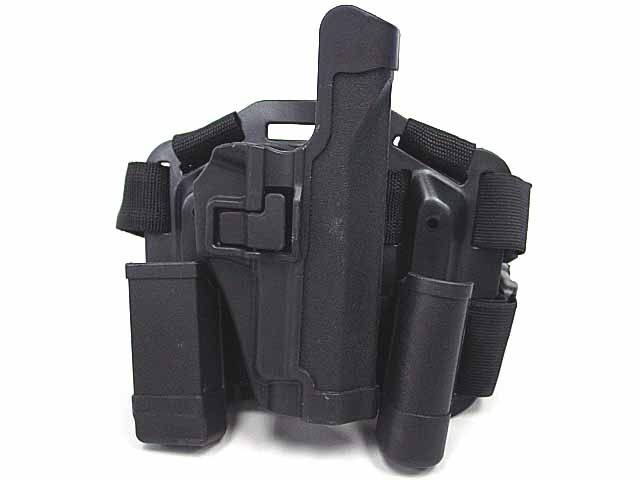 CQC SIG P220/P226 RH Drop Leg Holster w/ Mag&Light Case  