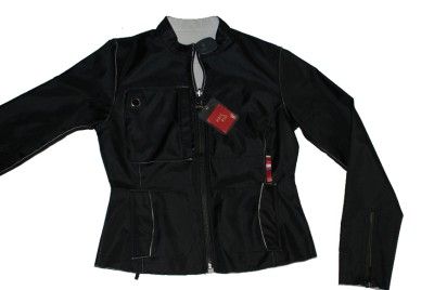Brand New   Heart & Soul Womens Black Nylon Jacket/Coat  