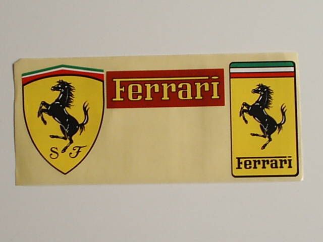 SCUDERIA FERRARI   LOGO   F1 *** sticker  