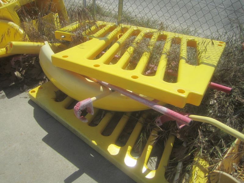 Disassembled Playground equipment  