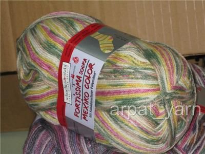 Schoeller Stahl Fortissima Socka Mexiko color SOCK YARN  