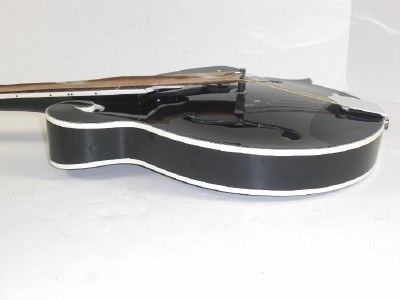 Savannah SF 100 BK F Model Mandolin Instrument Black With Case  