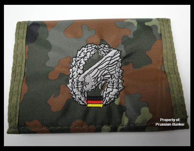 German Army Paratrooper Money Wallet Camo Design LOOK  