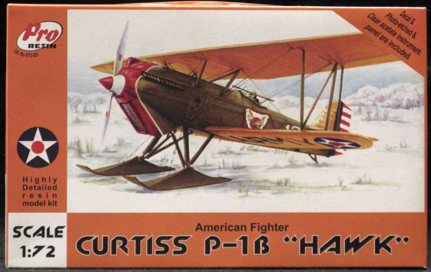 72 Olimp Pro CURTISS P 1B HAWK Ski Fighter *MINT*  