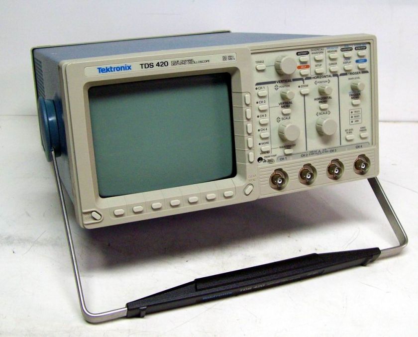 TEKTRONIX TDS 420 150MHZ 4 CH 100MS/S OSCILLOSCOPE  