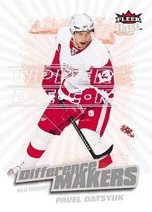 08 09 Fleer Difference makers DM14 Pavel Datsyuk  