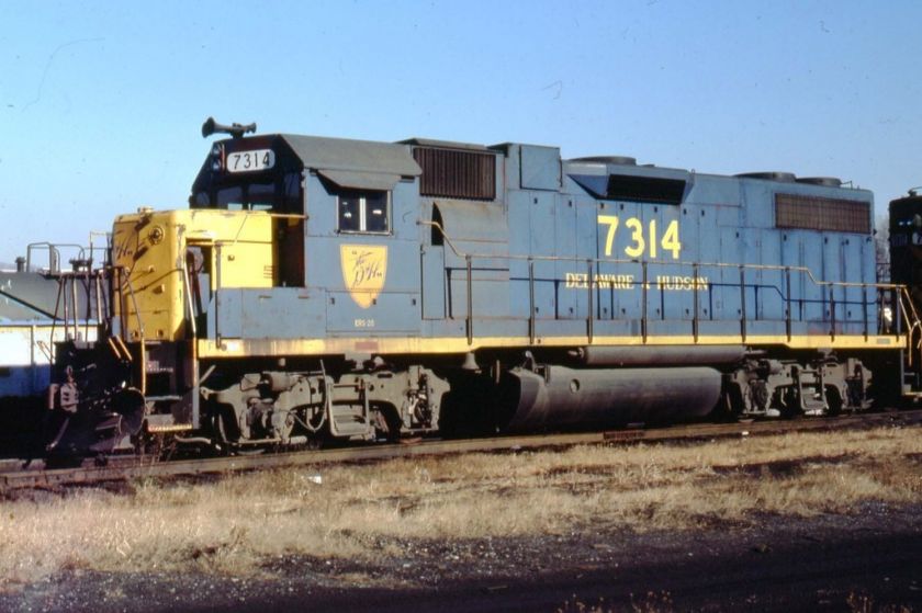 Delaware and Hudson # 7314 Original Train Slide  