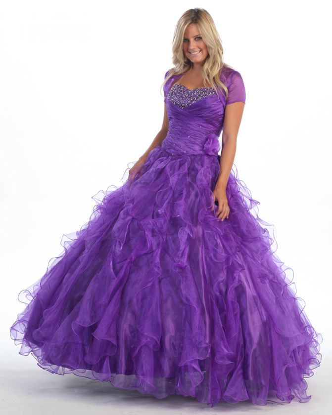 Beautiful Quinceanera Sweet 16 Dress New Formal Gowns  