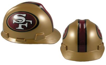 NEW NFL Hardhat SAN FRANCISCO 49ERS MSA Hard hat  