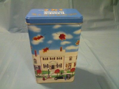 VINTAGE 1990 TIN HERSHEYS HOMETOWN SERIES CANISTER #6  