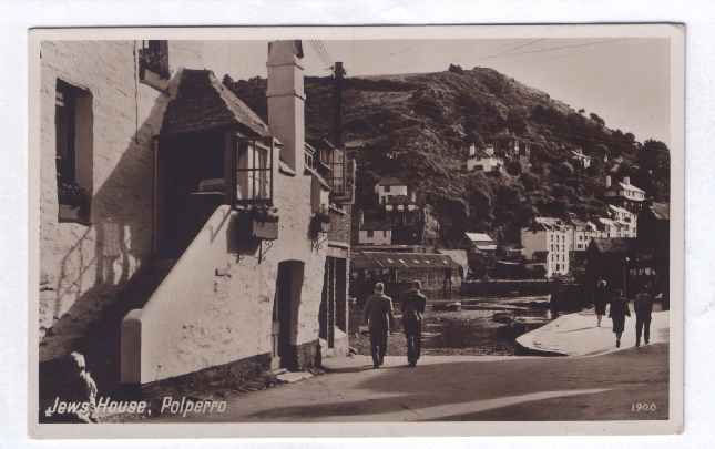 UK POLPERRO JEWS HOUSE REAL PHOTO POSTCARD  