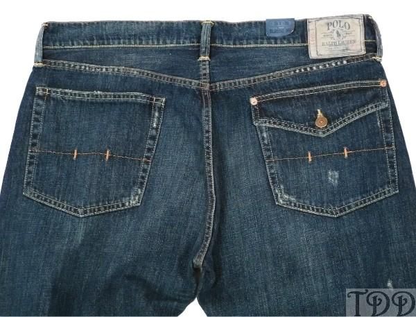 NWT Polo Ralph Lauren Houston Flap Pocket Jeans 35 x 30  