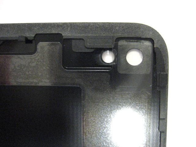 Apple iPhone 4th Gen OEM Back Glass Cover with Frame in Black