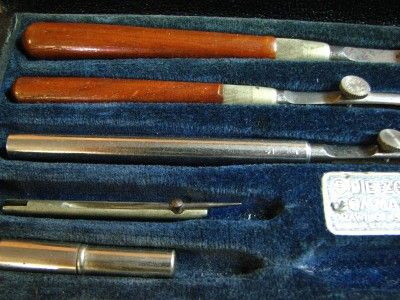 VINTAGE DIETZGEN COMMANDER DRAWING INSTRUMENTS IN CASE  