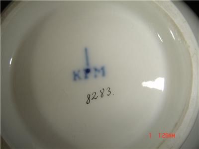 ANTIQUE KPM PORCELAIN MARK C1834 COVERED PITCHER RARE  