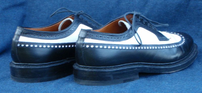 ULTRA RARE Ca. 1967 ALDEN LWB SPECTATOR SHOES IN MAGNIFICIENT 