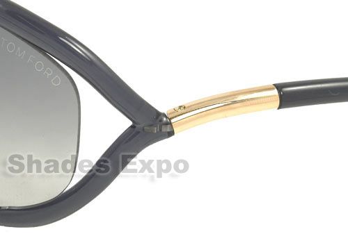 NEW TOM FORD SUNGLASSES TF 8 JENNIFER GREY TF8 B5 AUTH  