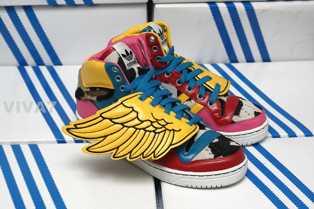 ADIDAS X JEREMY SCOTT JS Wings 2NE1 Shoes V20692 4.5y  