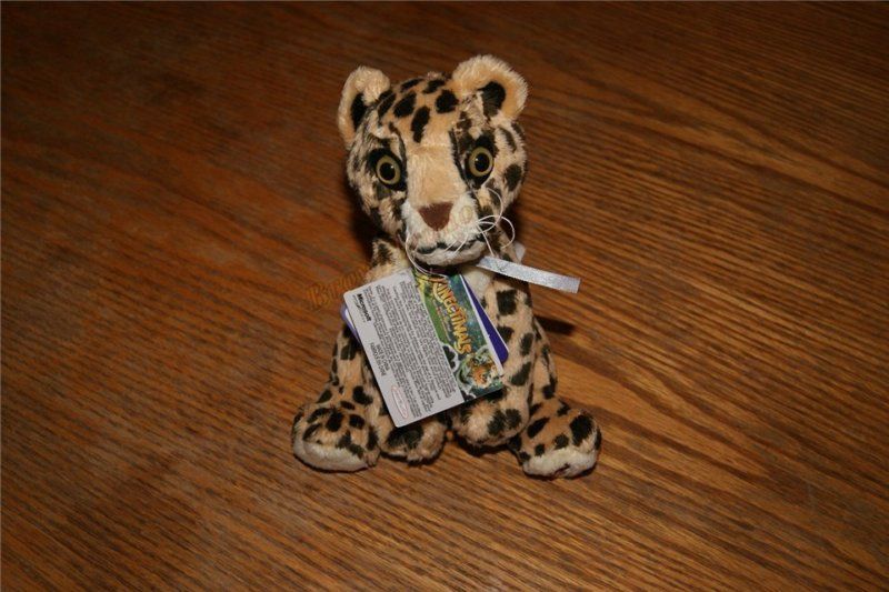 Microsoft Kinectimals 7 Plush Asiatic Cheetah w/ Code  