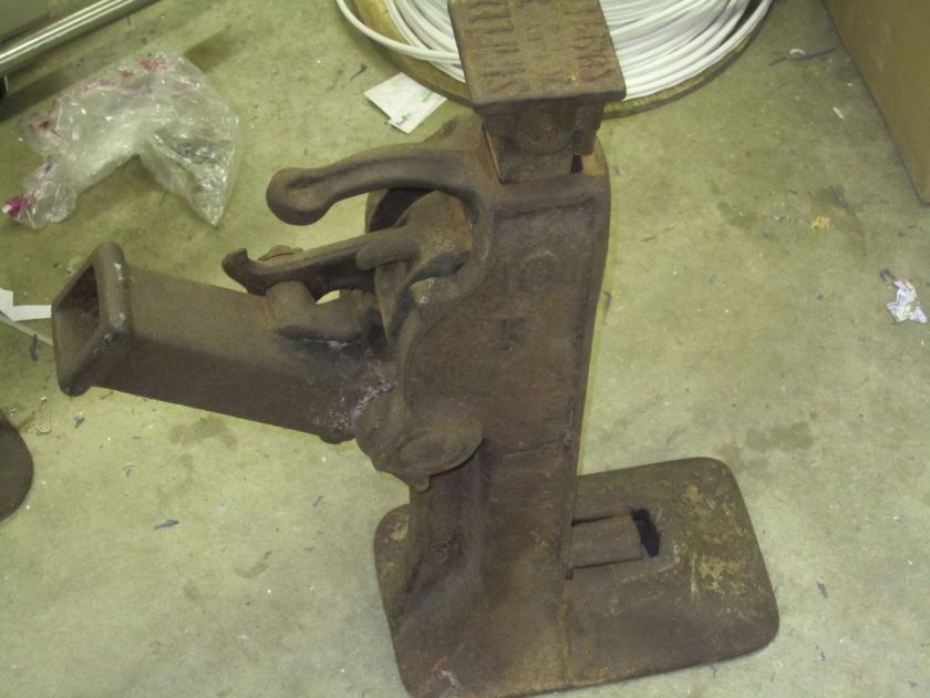 Simplex 101 mechanical railroad dual lift jack 12 ton 1914  