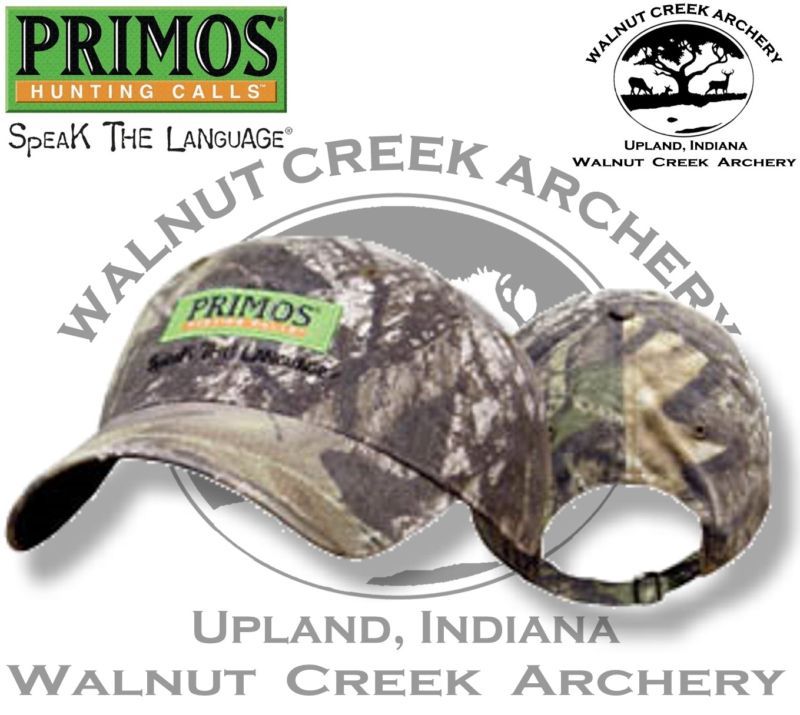 Primos Logo Cap Washed Mossy Oak Break Up Model 58666  