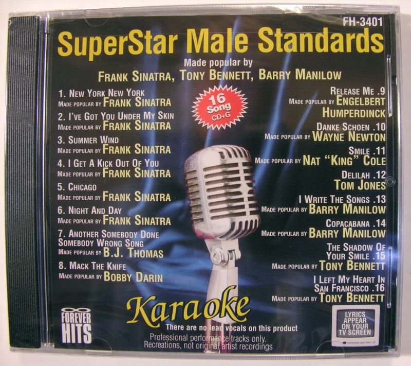   NEW #401 Male Pop  FRANK SINATRA TONY BENNETT  BOBBY DARIN  TOM JONES