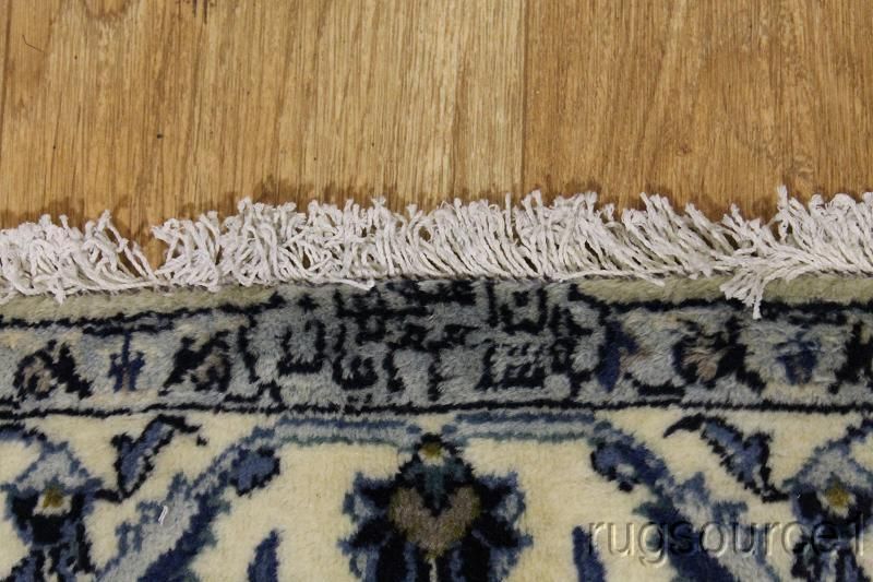 225 KNOTTS SIGNED RARE GREEN 10X14 ISFAHAN PERSIAN ORIENTAL AREA RUG 