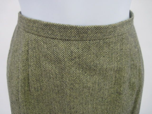 CARLISLE Green Wool 3 pc Blazer Skirt Pants Suit Sz 4  