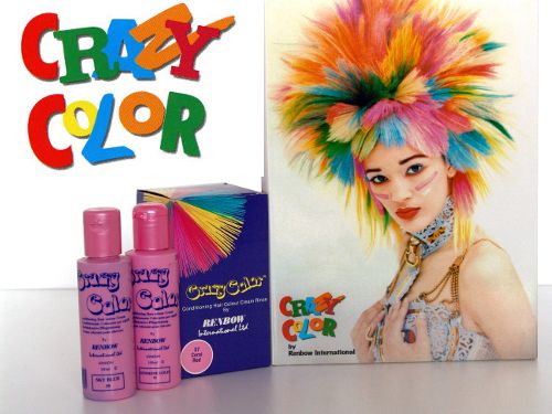 RENBOW CRAZY COLOUR HAIR DYE SEMI PERMANENT  