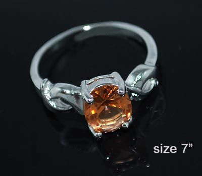 Crazy lower price Cute Rings (7MM*9MM Zircon) Finger Ring US size 7 8 