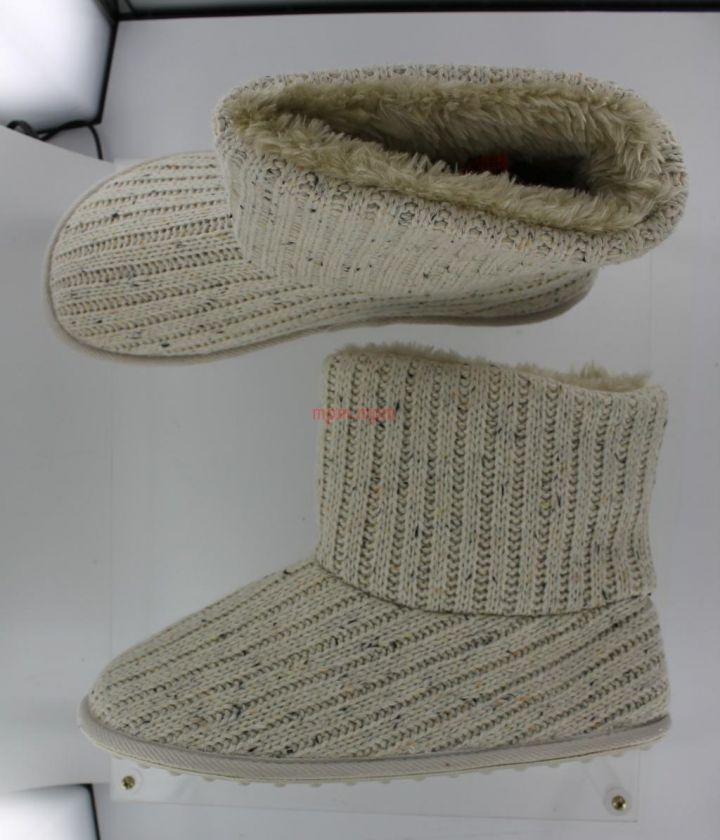 New K9 by Rocket Dog Snowbank Indoor/Outdoor Bootie Slipper   Natural 