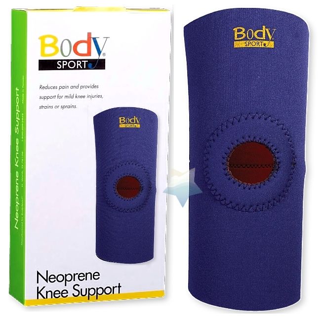 Body Sport Neoprene Open Patella Knee Support Brace  