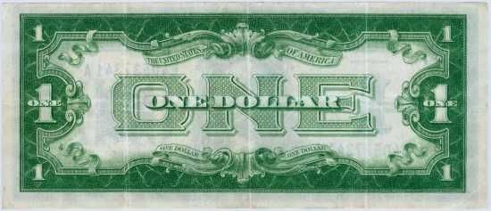 1934 FUNNY BACK BLUE SEAL SILVER CERTIFICATE NOTE  