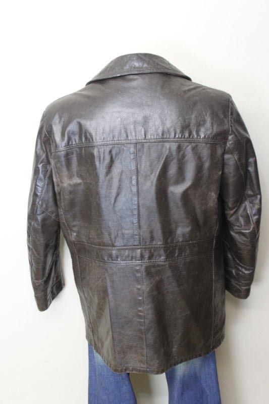 VINTAGE MENS 70S STARSKY & HUTCH LEATHER JACKET 42 L.  