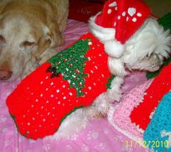 Dog Apparel Decorated CHRISTMAS TREE Sweater  