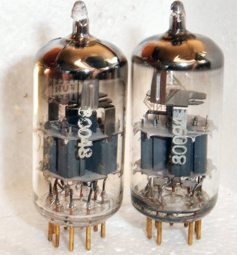 Pair of E88CC Telefunken ( CCa 6922 E188CC ) goldpins excellent 