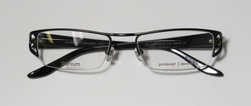 NEW PRODESIGN DENMARK 5305 52 18 TRENDY BLACK/GRAY EYEGLASSES/GLASSES 