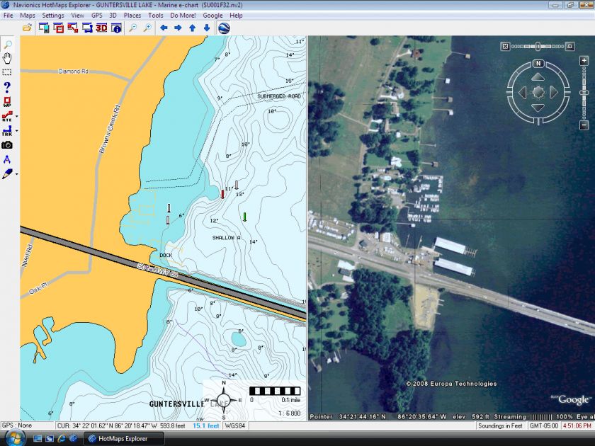 Navionics HotMaps Explorer   Google Earth Optional Free Extra