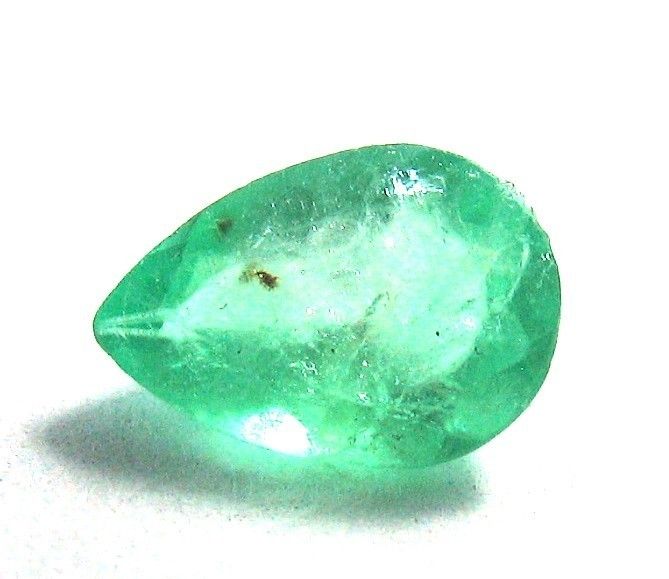   Colombian Emerald 9x6 Pear VS Untreated Loose Stone Wholesale  
