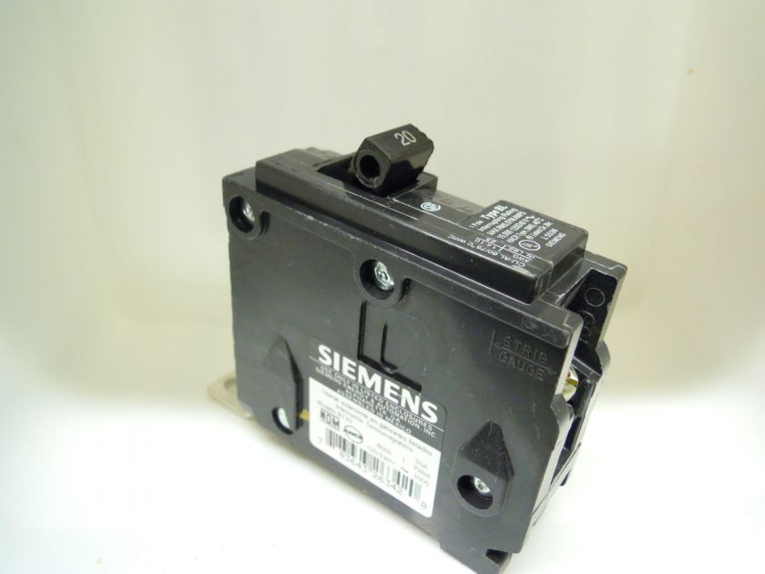 Siemens B120 Type BL 120/240V 1 pole 20A  