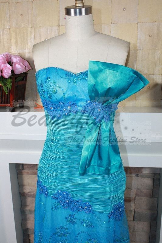   Embroider Sequins Beads Evening Gown Cocktail Ball Women Prom Dress