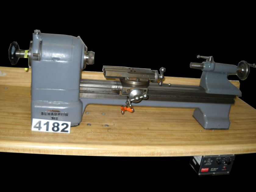 SCHAUBLIN LATHE #102   INVENTORY #4182  