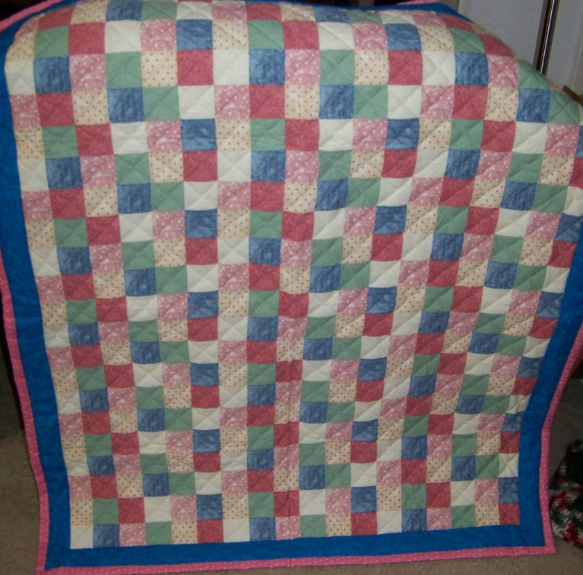 Handmade quilt 40 x 48 new  