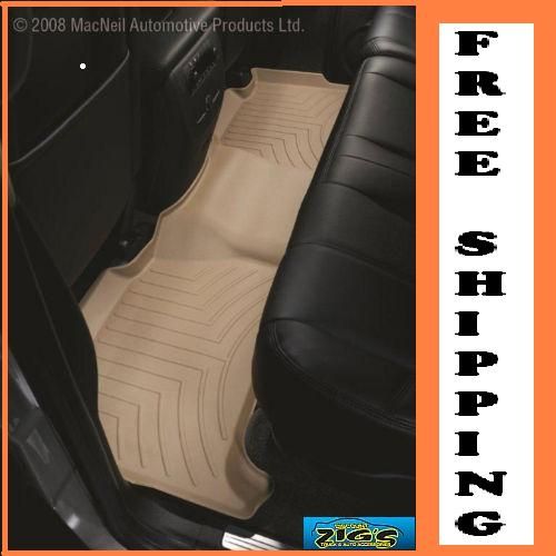 WeatherTech Rear FloorLiners 2009 2011 Honda Pilot  