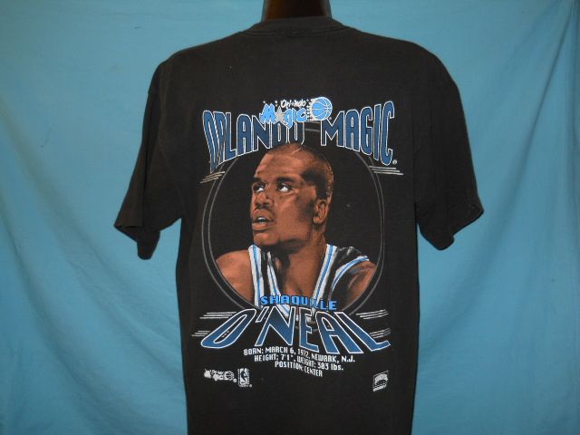 vintage ORLANDO MAGIC SHAQUILLE ONEAL SHAQ t shirt XL  