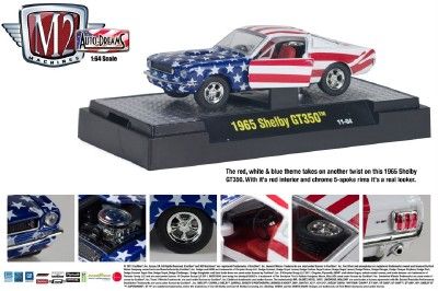 1965 65 SHELBY GT350 MUSTANG PATRIOTIC M2 DIECAST  