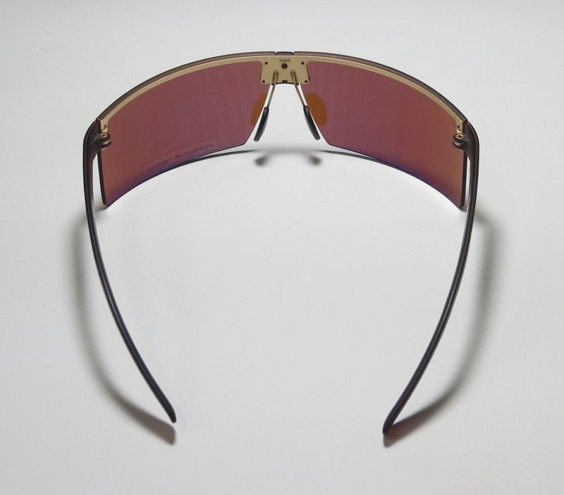 NEW PORSCHE DESIGN 8431 A BURGUNDY TEMPLES MIRRORED COPPER BROWN 