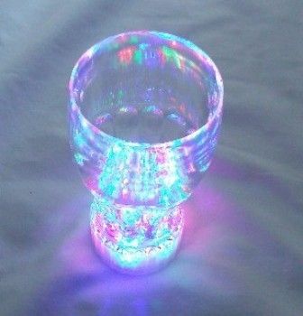   pcs Multi Color Flashing LED Light up Blinking Drinking Glasses  