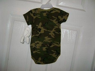 New England Patriots Baby Onesie 3 6 Months with Socks Camo NWOT 