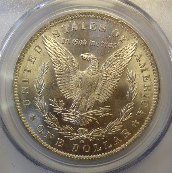 1884 O MORGAN DOLLAR MS 63 PCGS  